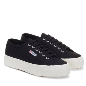Superga 2740 Platform Sneakers Black Women's 7.5